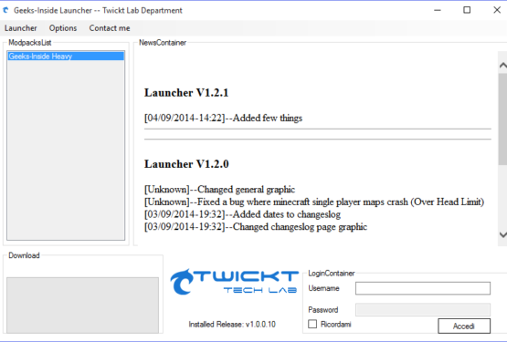 Twickt: Intervista al creatore del nuovo launcher Minecraft