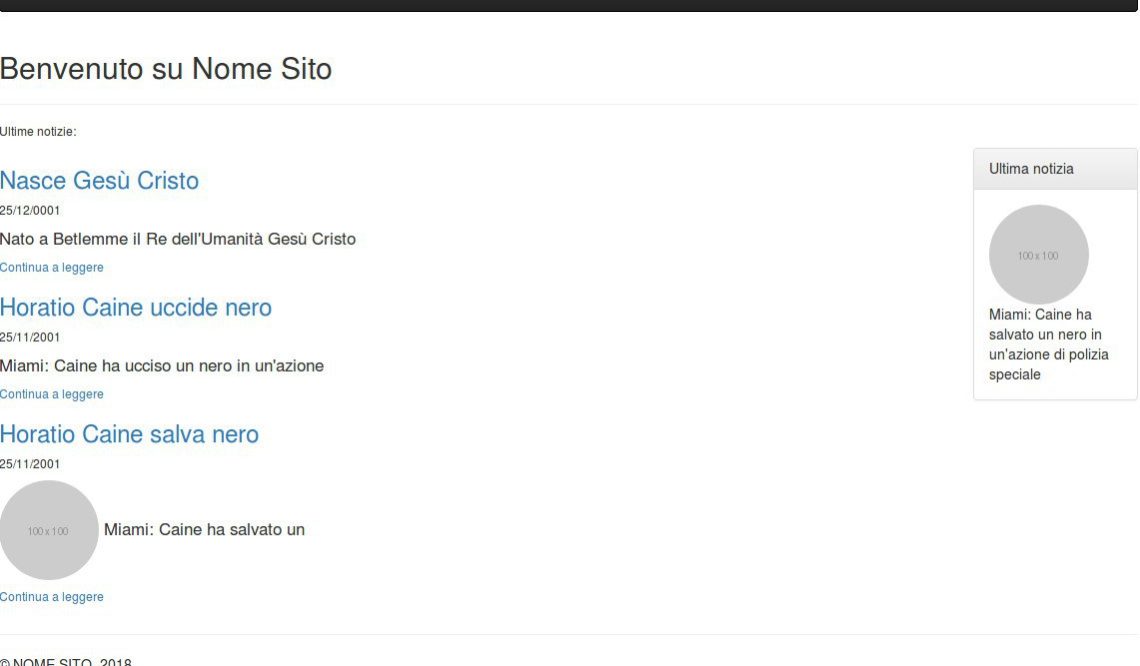 Ho creato un CMS (ma per gioco)